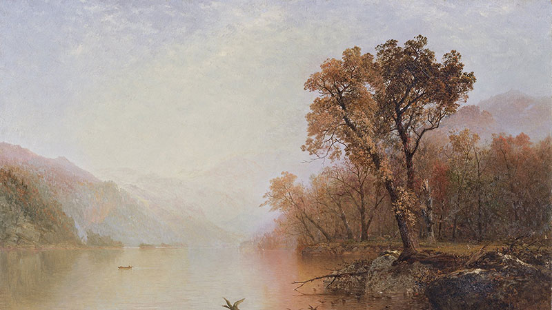 John Frederick Kensett el lago George
