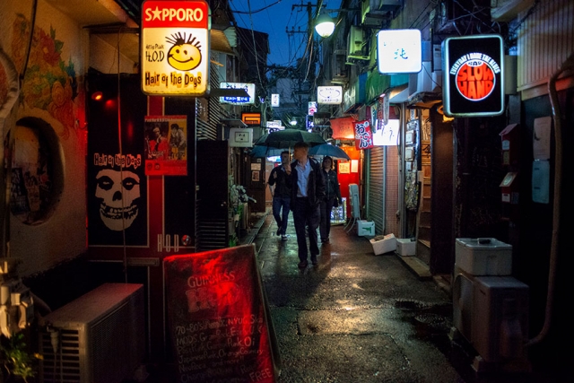 Golden Gai en el barrio de Shinjuku