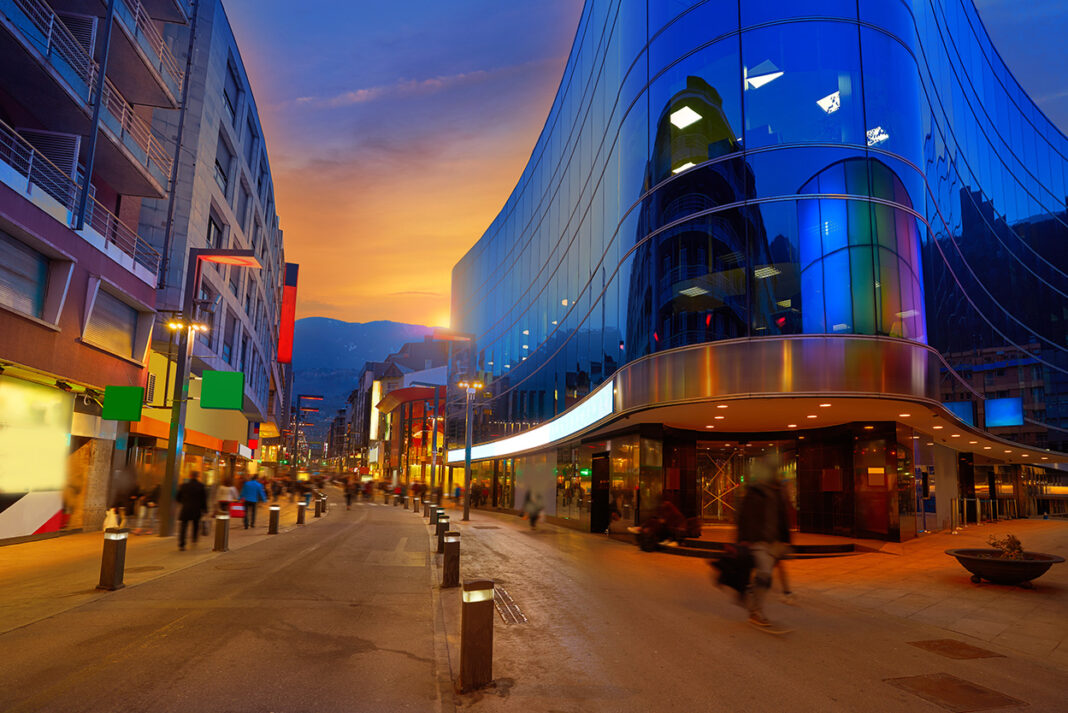 Zona comercial de Andorra la Vella