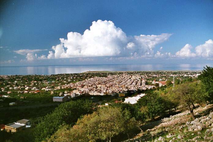 Vista de la ciudad de Cinisi