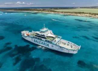 Cap de Barbaria, el primer ferry eléctrico de España Cap de Babaria
