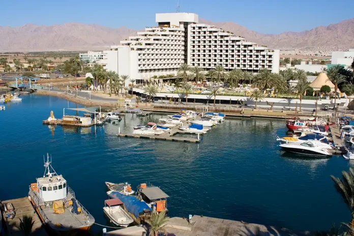 Vista de la marina de Eilat