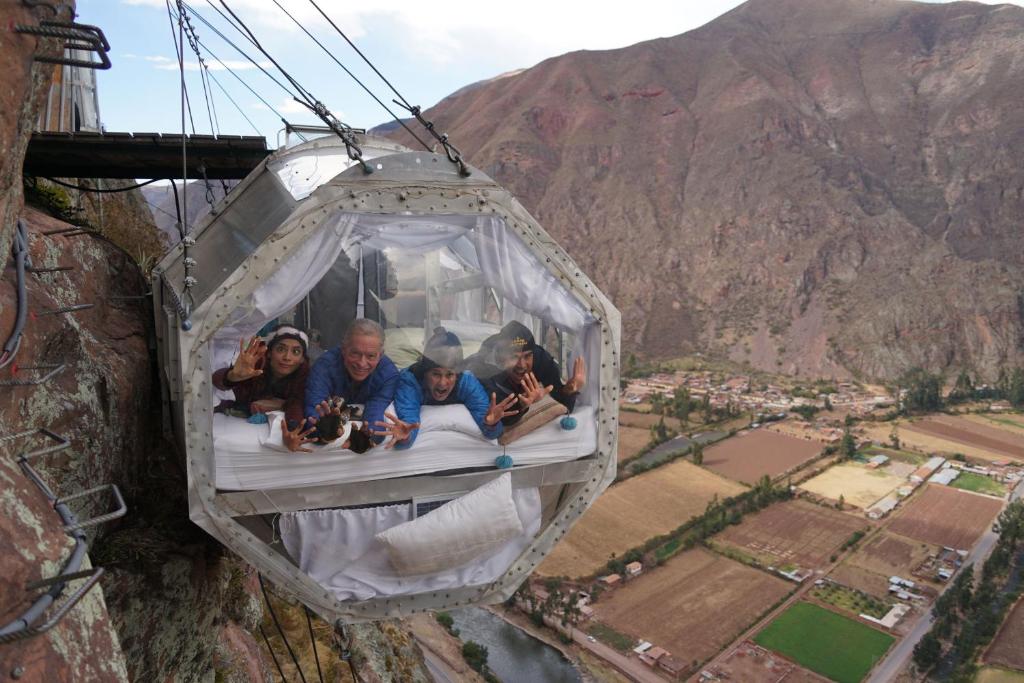 Descubrimos 5 de los hoteles más sorprendentes del mundo 4 Skylodge Adventure Suites, Perú