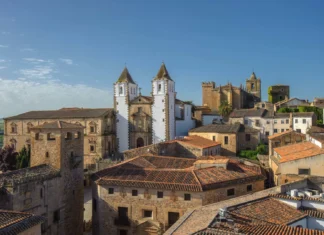 Buenos días desde Cáceres Plaza Mayor de Cáceres