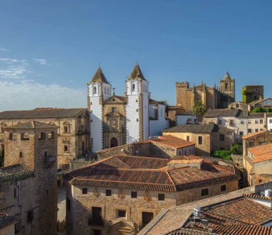 Buenos días desde Cáceres Plaza Mayor de Cáceres