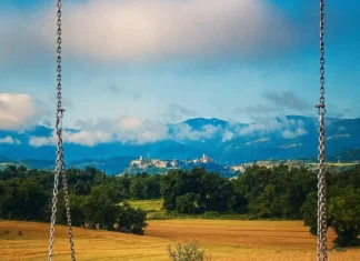 El columpio más espectacular de Burgos Columpio panorámico Burgos.