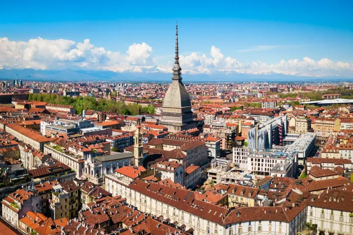 Vista de Turín y la Mole
