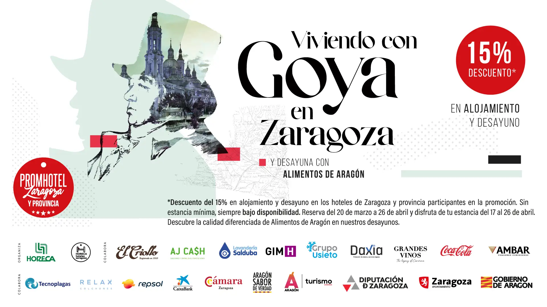 Inolvidable escapada a Zaragoza: 20 hoteles con 15% dto, código GOYA, Goyescas y San Jorge 1 BANNER-VIVIENDO-CON-GOYA-EN-ZARAGOZA