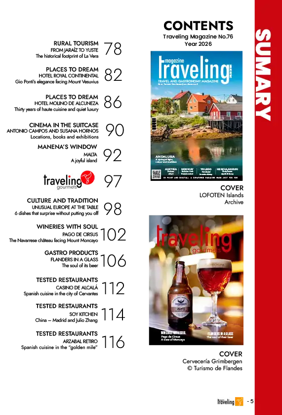 Traveling Magazine 76 eng 3 Contents Page 2 Traveling magazine 76 English