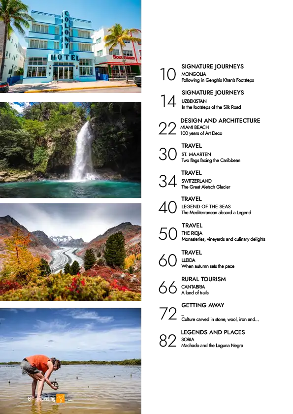 Revista Traveling 78 eng 2 Sumary page 1 Traveling 78